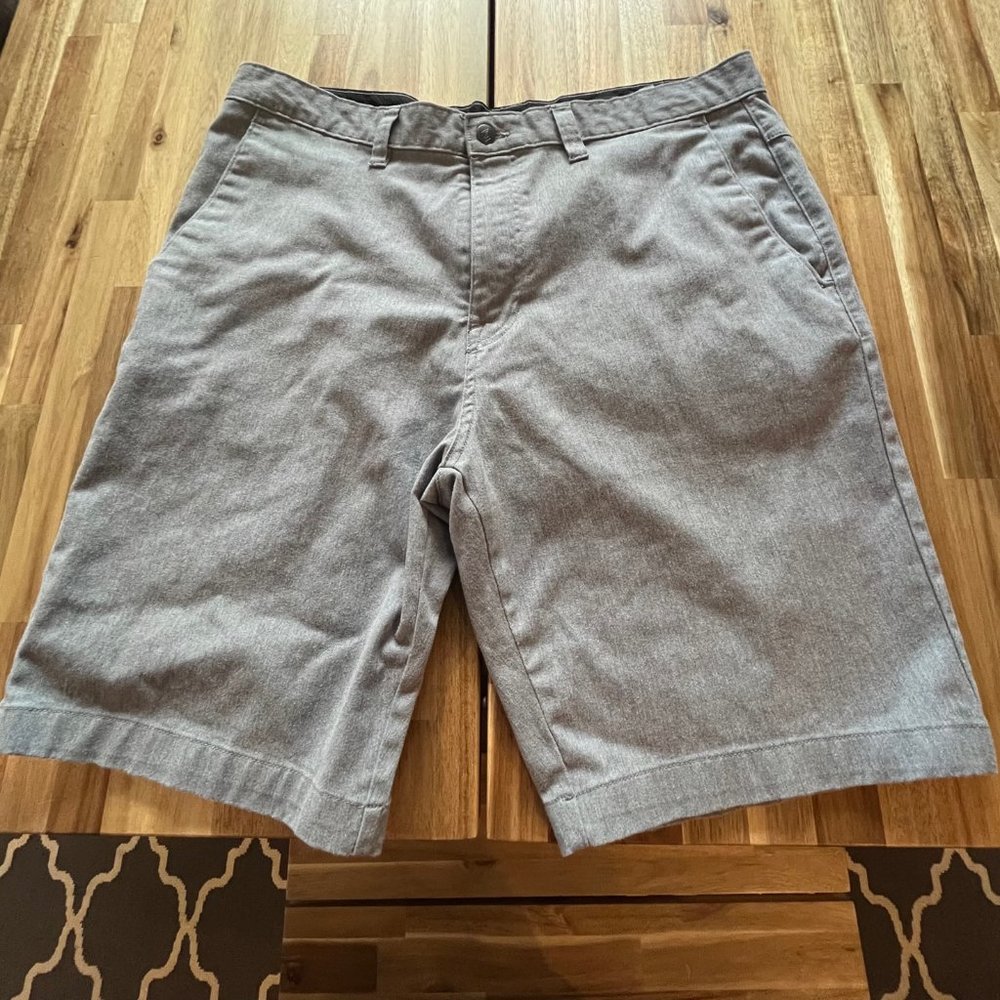 Volcom VMONTY Stretch Shorts Heather Gray Mens 38